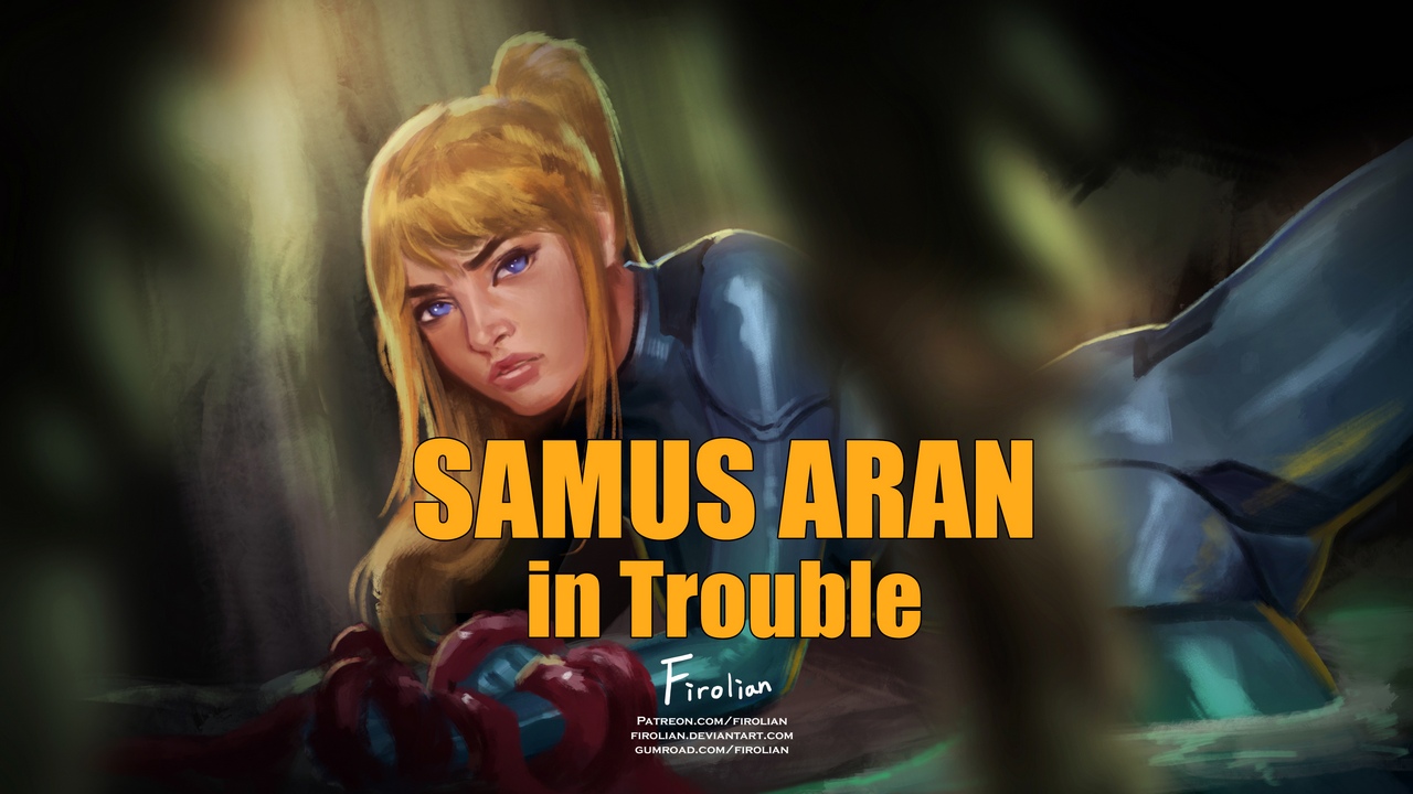 Cover Samus Aran In Trouble